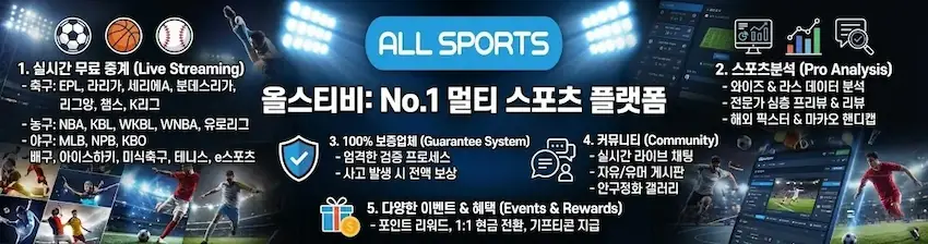 올스티비 서비스 안내 올스티비 서비스안내